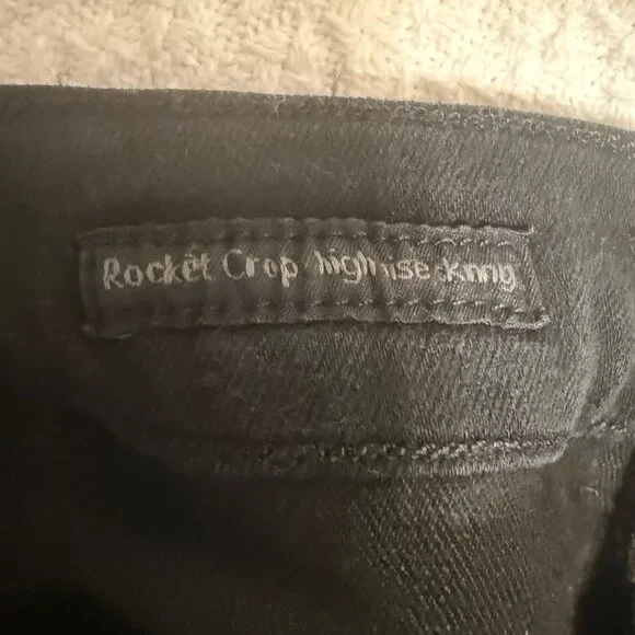 Citizens of Humanity Rocket crop high rise skinny jeans Black Size 29 - Picture 3 of 9